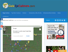 Tablet Screenshot of guiaejecafetero.com